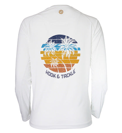 Hook & Tackle Women's Swaying Palms L/S UV Fishing Shirt