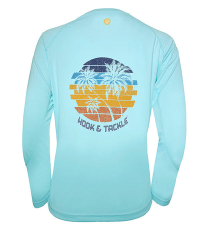 Hook & Tackle Women's Swaying Palms L/S UV Fishing Shirt
