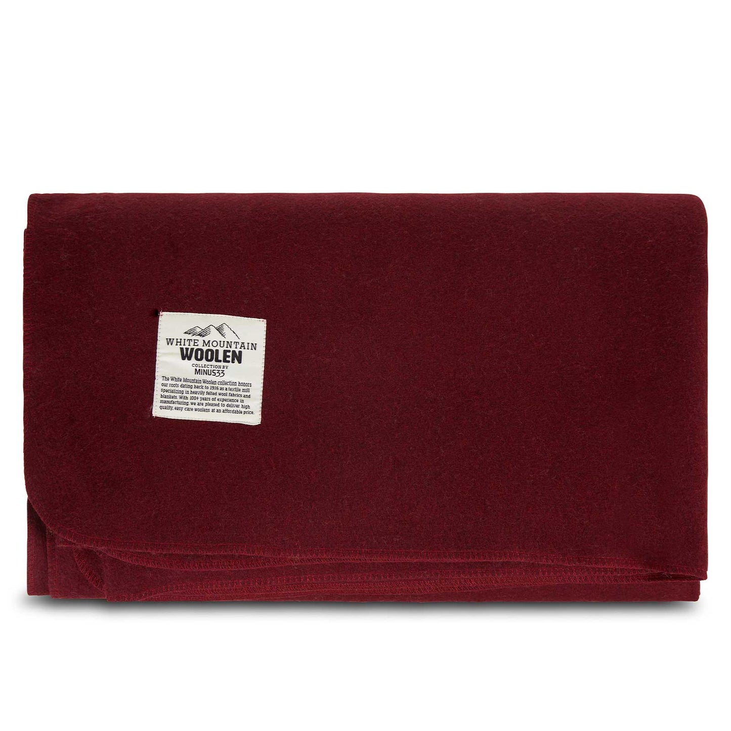 Minus33 - Lodge Twin Blanket White Mountain Woolen