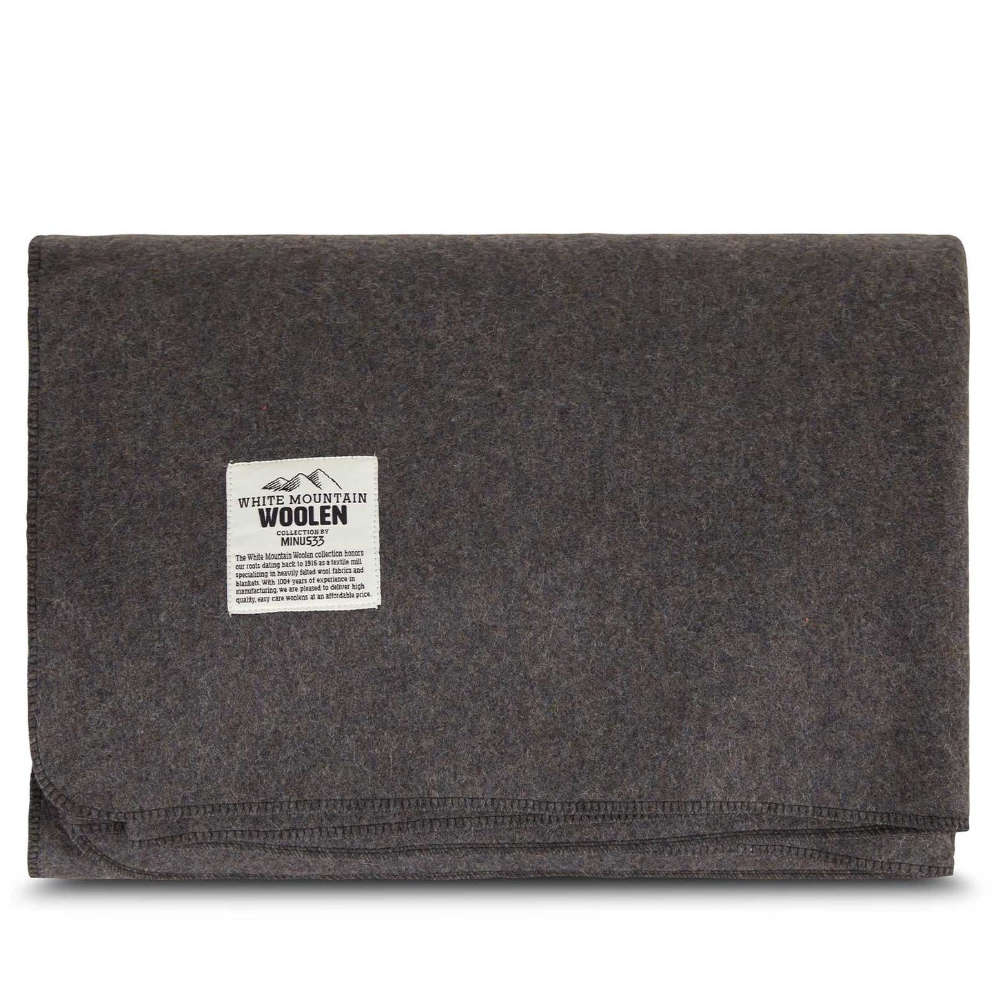 Minus33 - Lodge Twin Blanket White Mountain Woolen