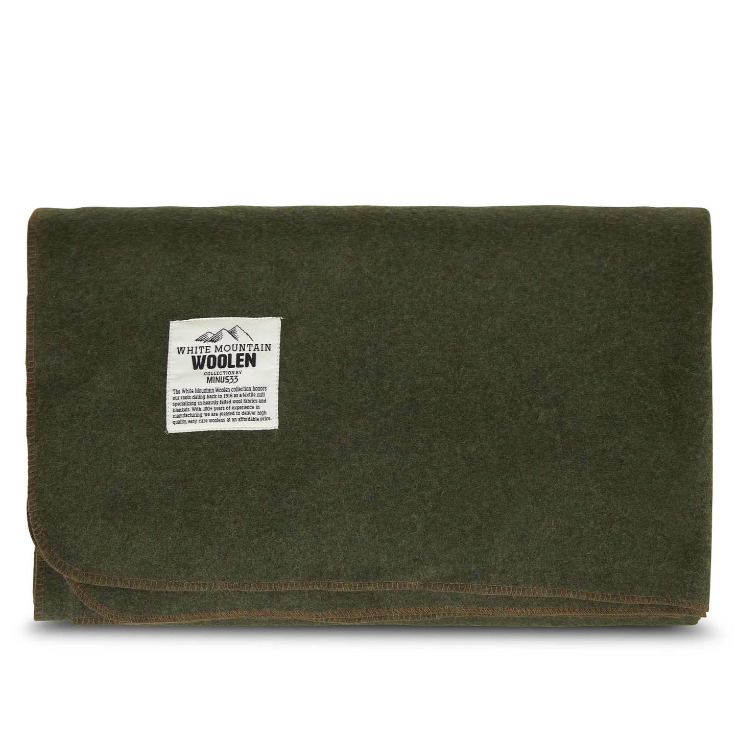 Minus33 - Lodge Twin Blanket White Mountain Woolen