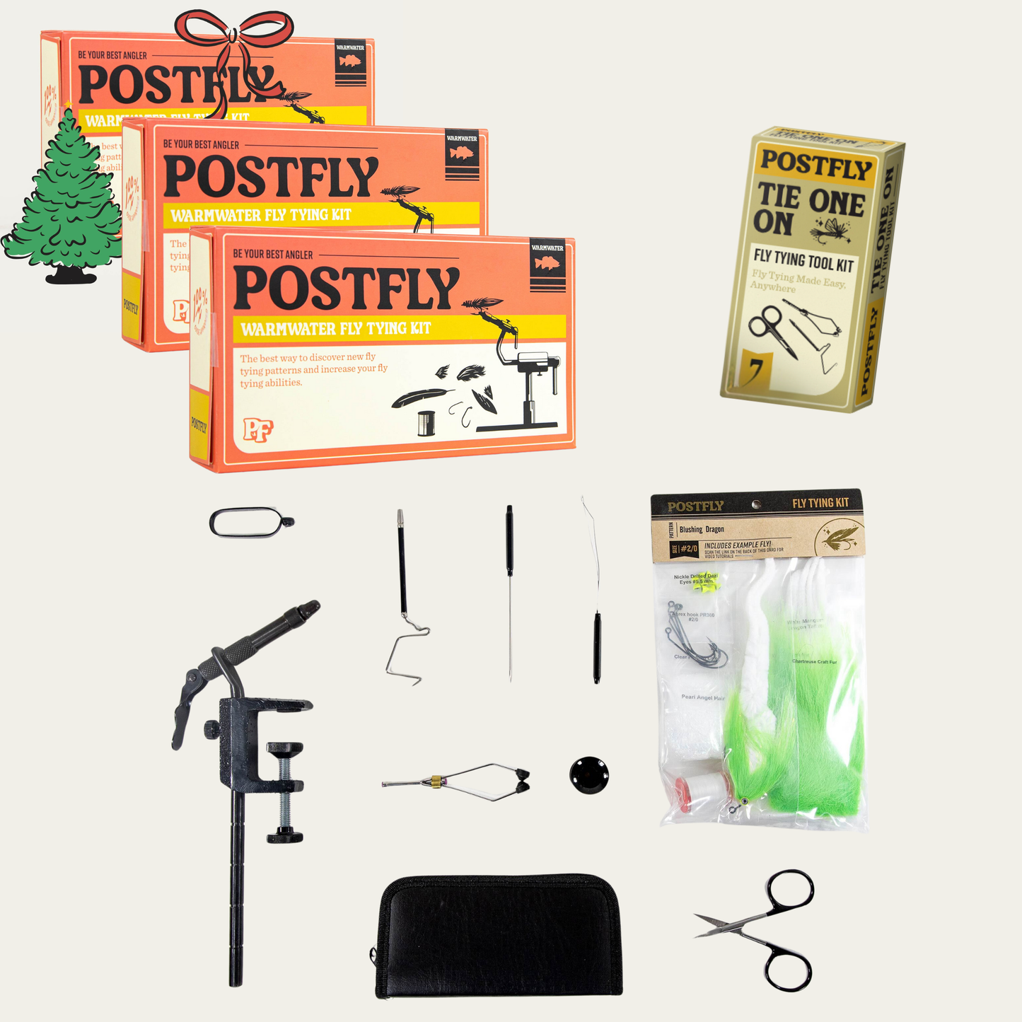 Postfly Warmwater Fly Tying Kit Box