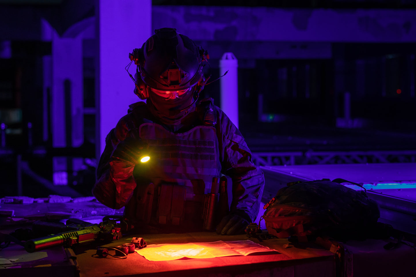 Powertac Warrior GEN4-FL- (Wide beam)-4200 Lumen Tactical Flashlight Type-C