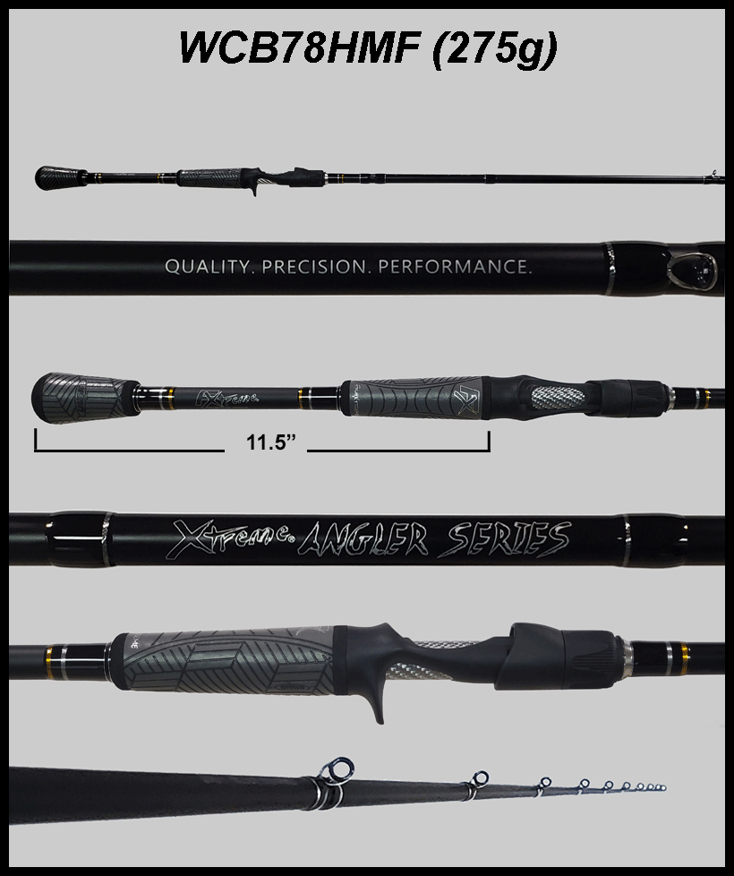 FX Custom Rods XAS 7'8" Heavy Mod-Fast **Cranking** Casting Rod