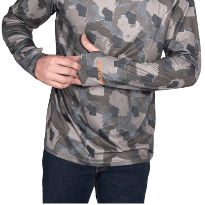 Everyday Outdoors Wisconsin Camo - Long Sleeve Shirt