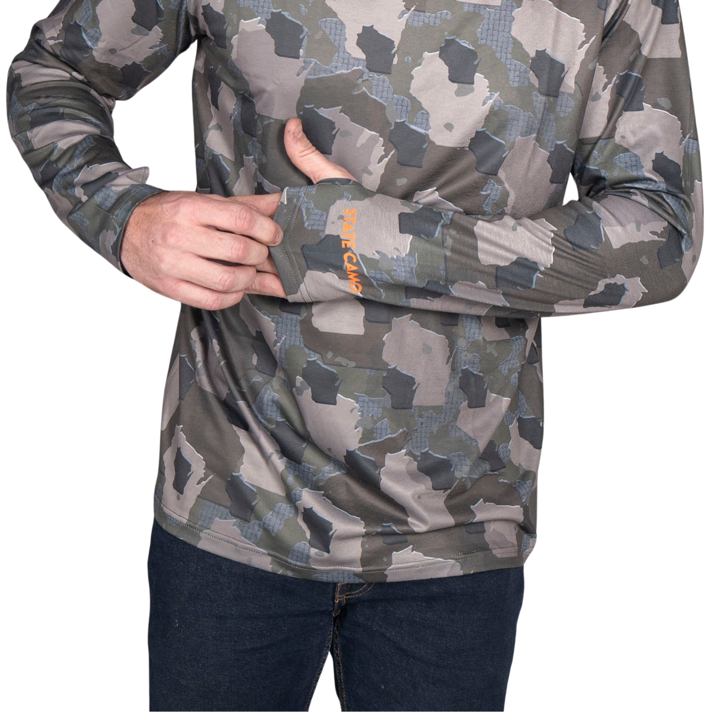 Everyday Outdoors Wisconsin Camo - Long Sleeve Shirt