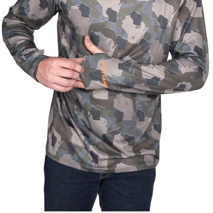 Everyday Outdoors Wisconsin Camo - Long Sleeve Shirt