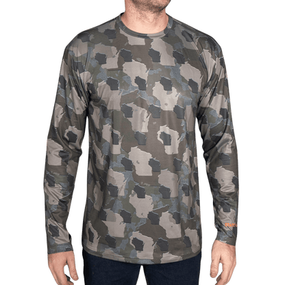 Everyday Outdoors Wisconsin Camo - Long Sleeve Shirt