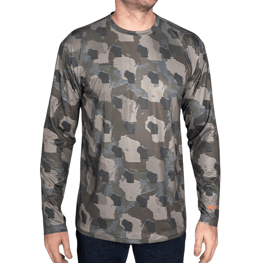 Everyday Outdoors Wisconsin Camo - Long Sleeve Shirt
