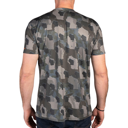 Everyday Outdoors Wisconsin Camo - Short Sleeve Shirt