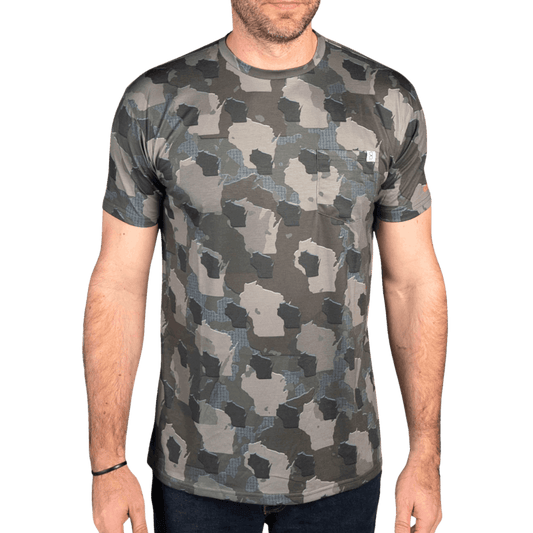 Everyday Outdoors Wisconsin Camo - Short Sleeve Shirt