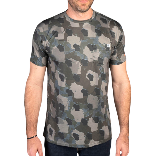 Everyday Outdoors Wisconsin Camo - Short Sleeve Shirt