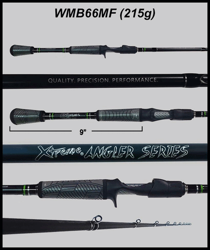 FX Custom Rods XAS 6'6" Medium Fast Casting Rod