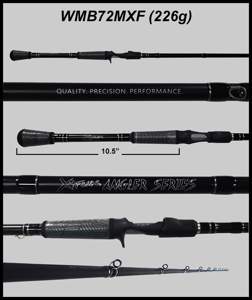 FX Custom Rods 7'2" Medium Xtra Fast Casting Rod