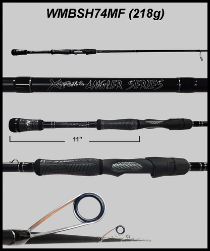 FX Custom Rods XAS 7'4" Medium Fast Spinning Rod