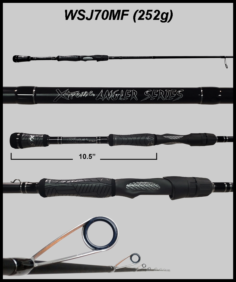 FX Custom Rods XAS 7'0" Medium Fast Spinning Rod