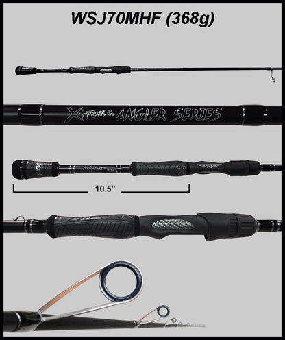 FX Custom Rods XAS 7'0" Medium Heavy Fast Spinning Rod