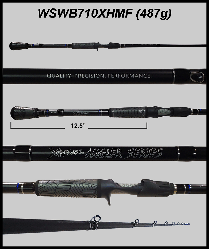 FX Custom Rods XAS 7'10" Xtra-Heavy Mod-Fast Casting Rod