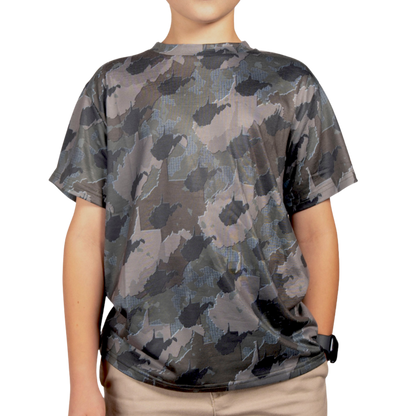 Everyday Outdoors West Virginia Camo - Kids Short Sleeve