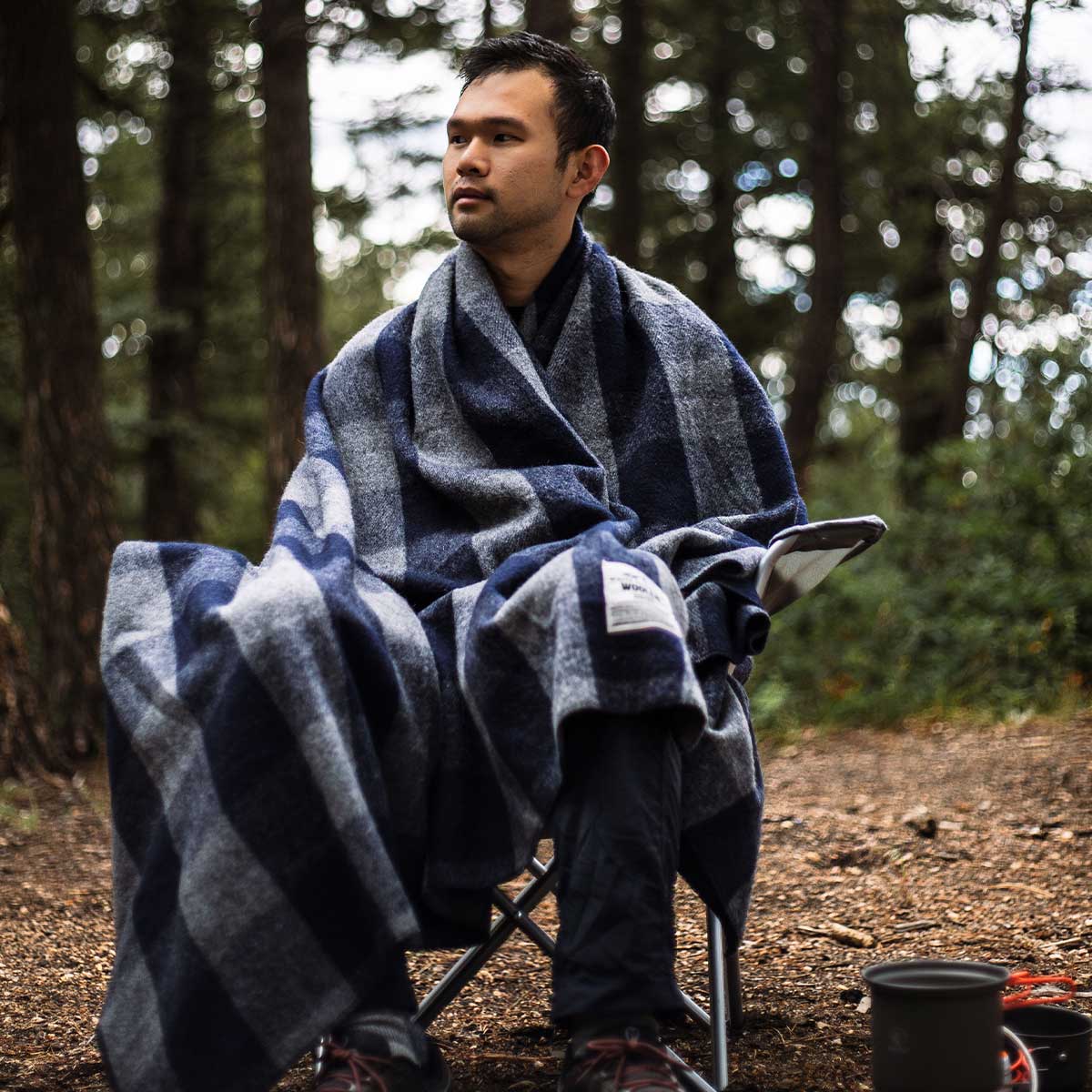 Minus33 - Camp Throw Blanket White Mountain Woolen