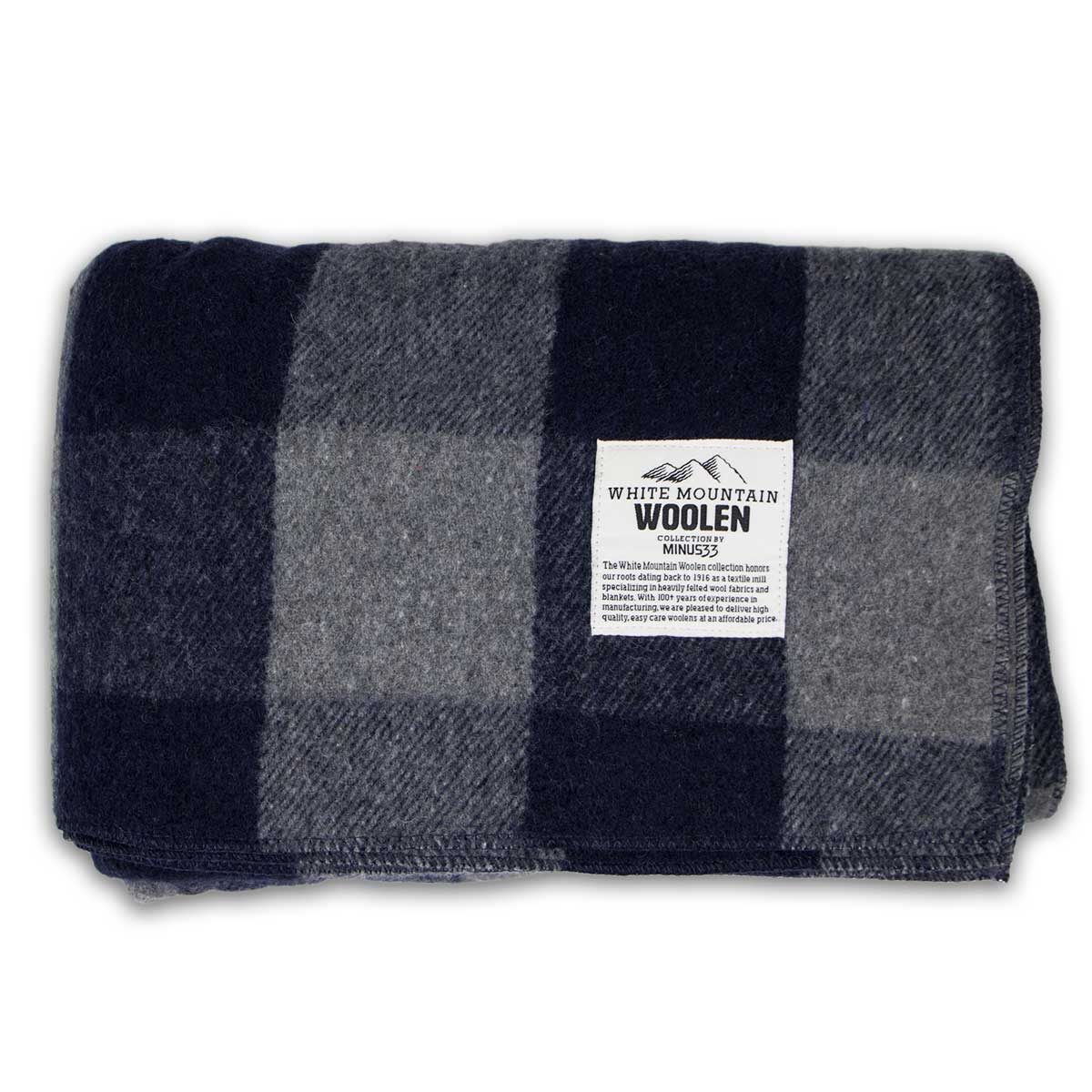 Minus33 - Camp Throw Blanket White Mountain Woolen