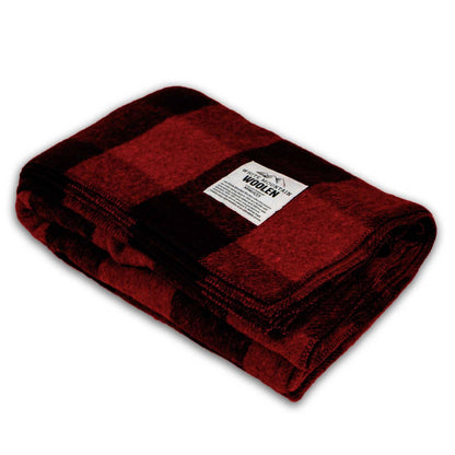 Minus33 - Lodge Twin Blanket White Mountain Woolen