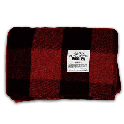 Minus33 - Lodge Twin Blanket White Mountain Woolen