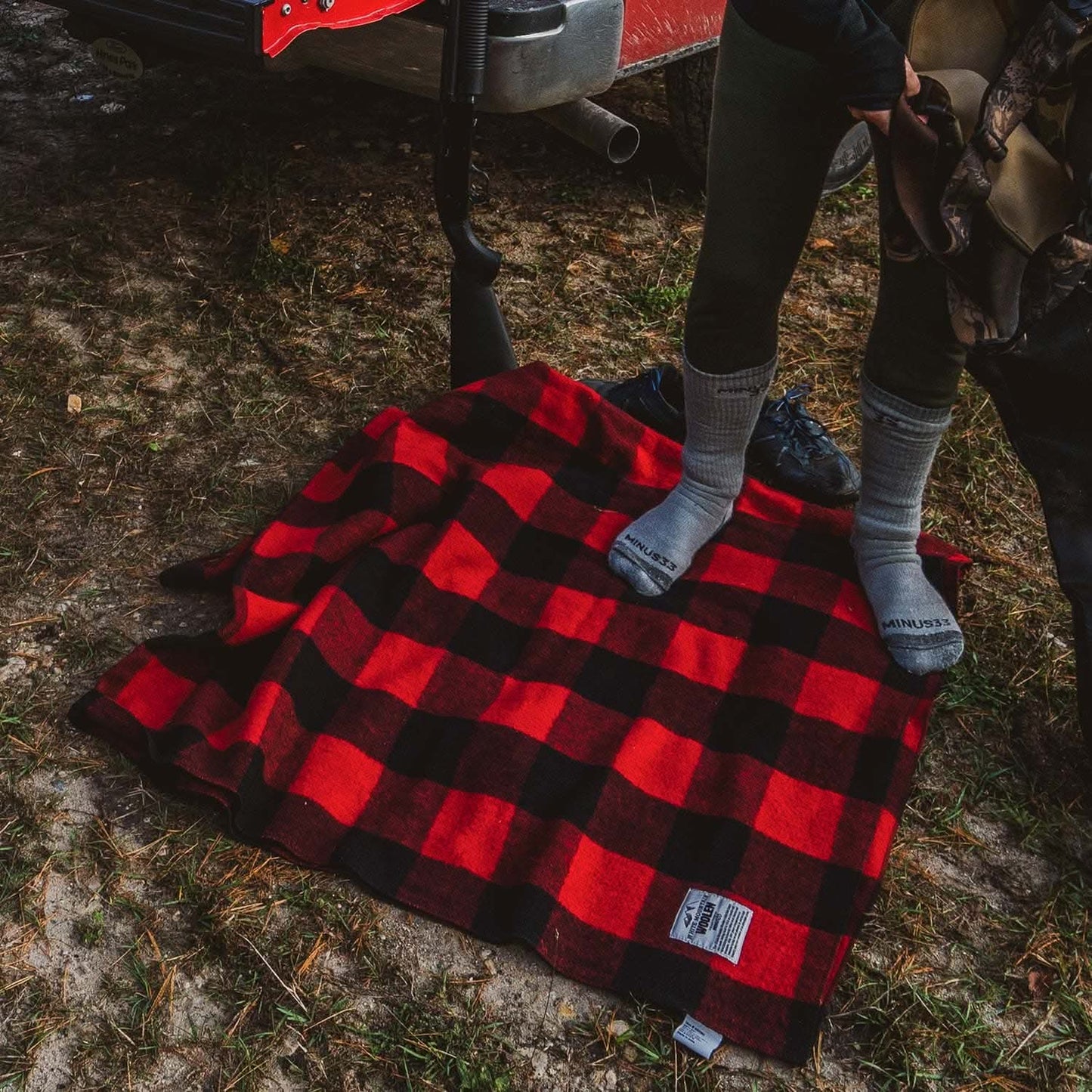 Minus33 - Lodge Twin Blanket White Mountain Woolen