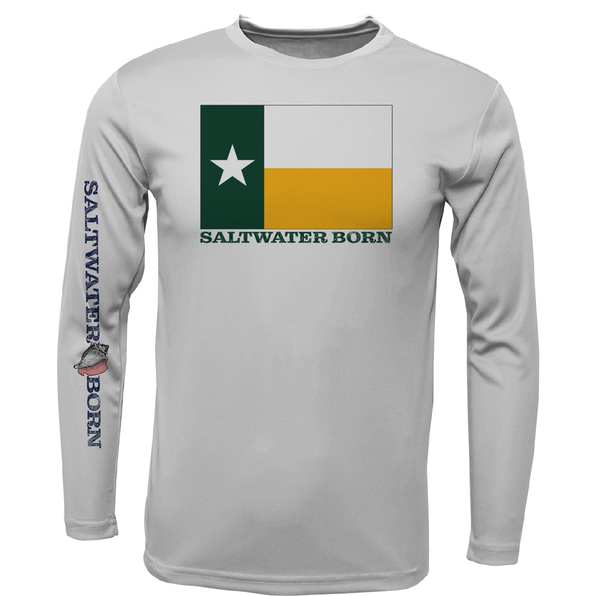 Saltwater Born Baylor Edition Long Sleeve UPF 50+ Dry-Fit Shirt