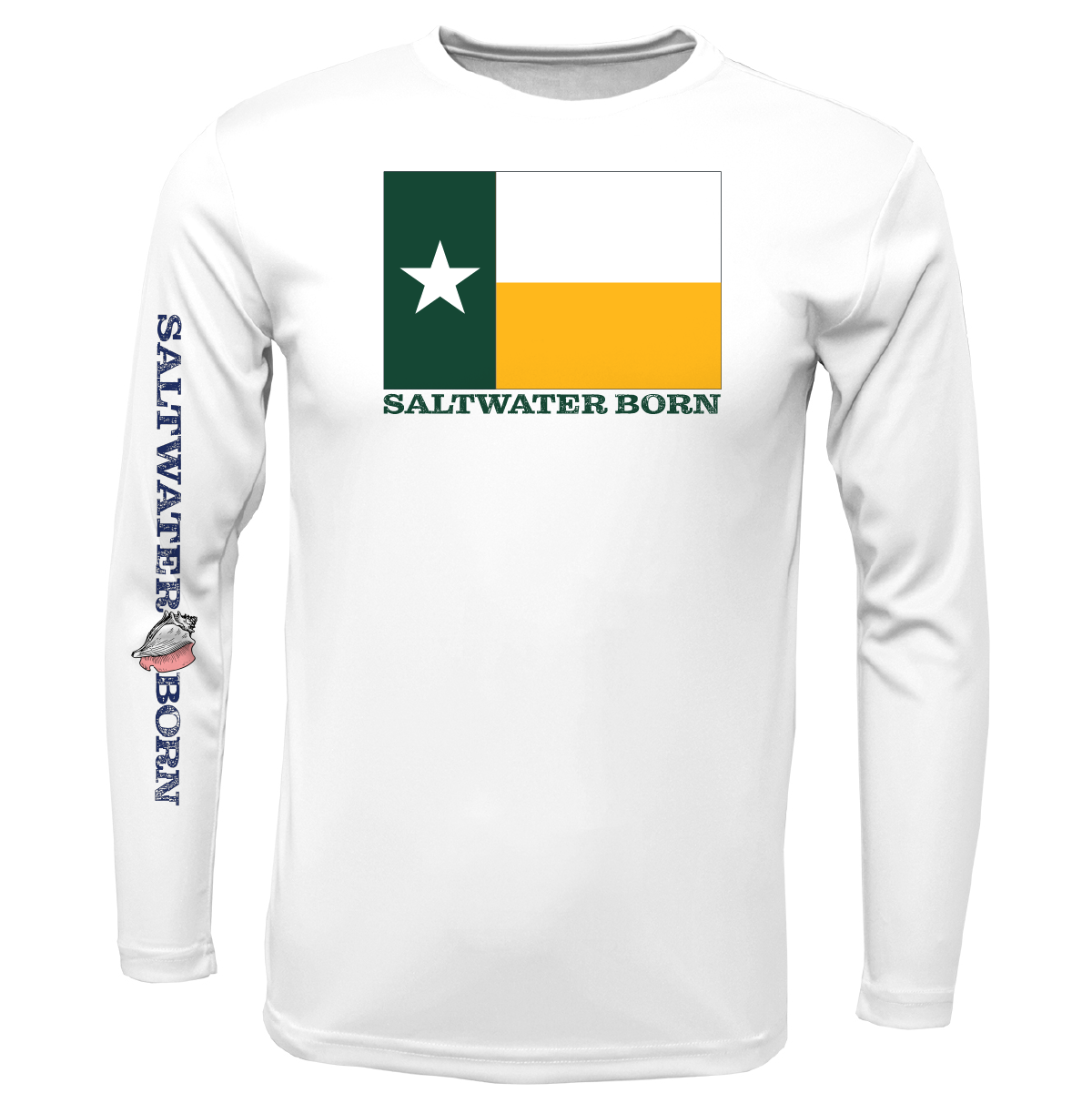 Saltwater Born Baylor Edition Long Sleeve UPF 50+ Dry-Fit Shirt