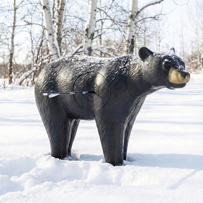 BIGshot Archery Real Wild 3D Walking Black Bear Archery Target with EZ Pull Foam