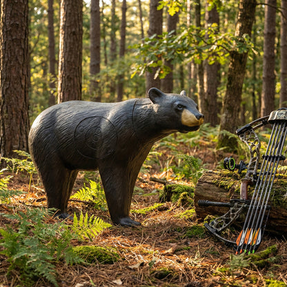 BIGshot Archery Real Wild 3D Walking Black Bear Archery Target with EZ Pull Foam