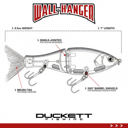 Duckett Wall-Hanger Glidebait