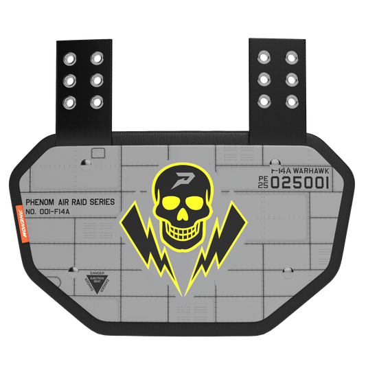 Phenom Elite Football Back Plate - Warhawk