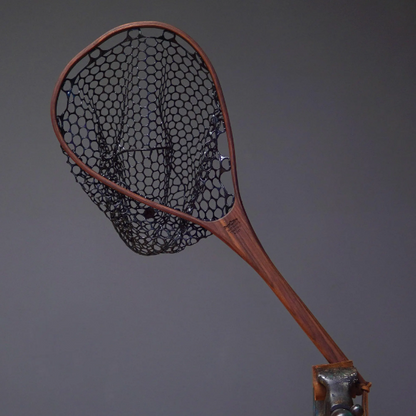 Wayward Trading Post Fat Jake 16"x12" - Walnut Fly Fishing Traditional Landing Net - Handcrafted & Made in USA