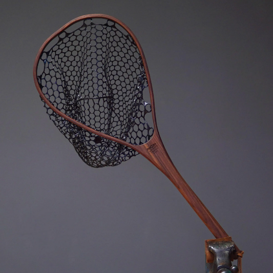 Wayward Trading Post Fat Jake 16"x12" - Walnut Fly Fishing Traditional Landing Net - Handcrafted & Made in USA