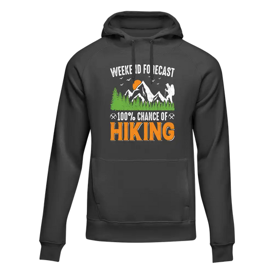 Outdoorzees Weekend Forecast 100% Hiking Unisex Hoodie