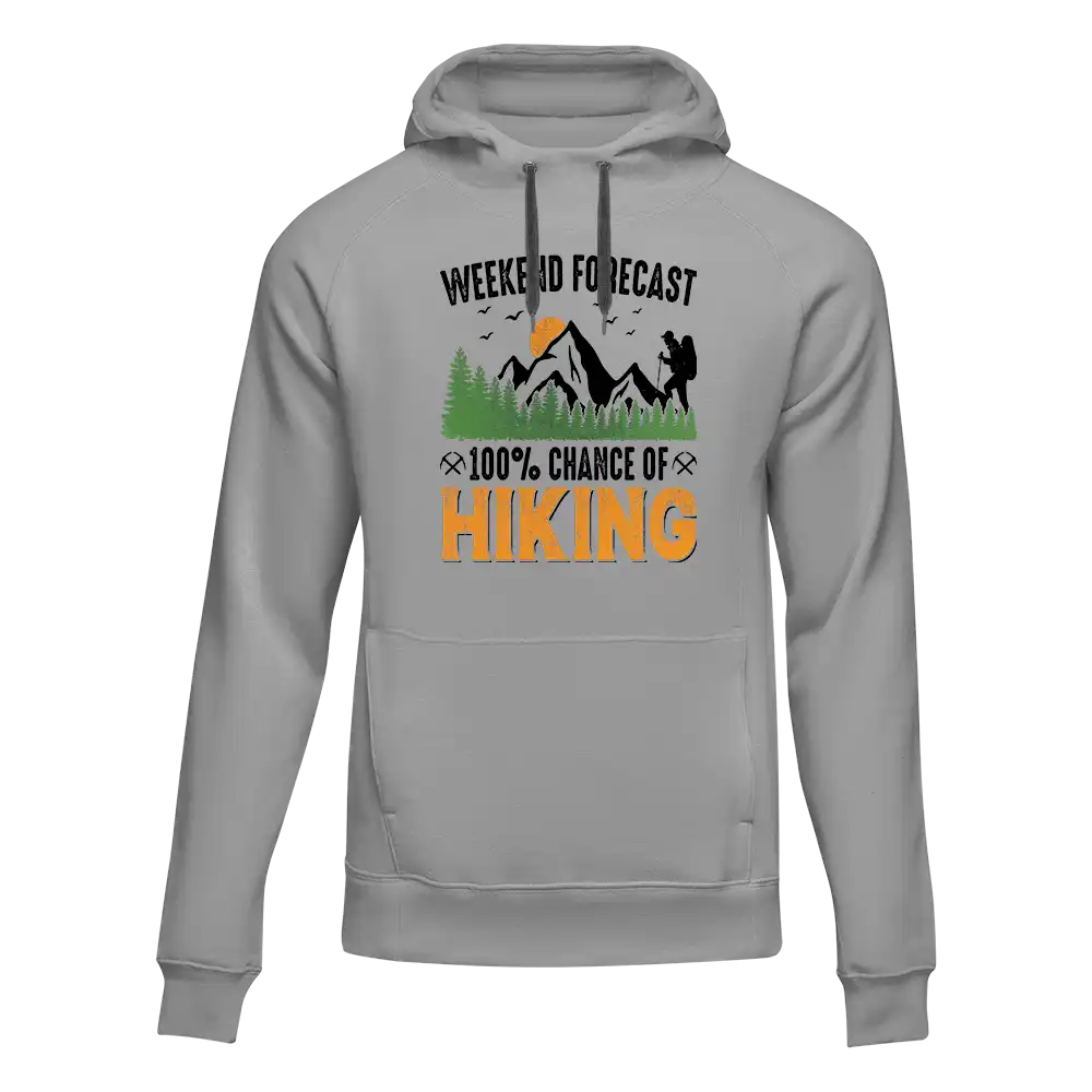 Outdoorzees Weekend Forecast 100% Hiking Unisex Hoodie