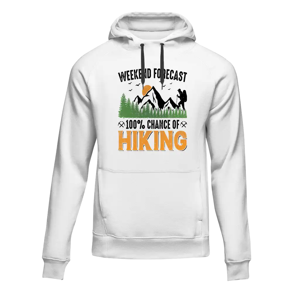 Outdoorzees Weekend Forecast 100% Hiking Unisex Hoodie