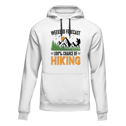 Outdoorzees Weekend Forecast 100% Hiking Unisex Hoodie