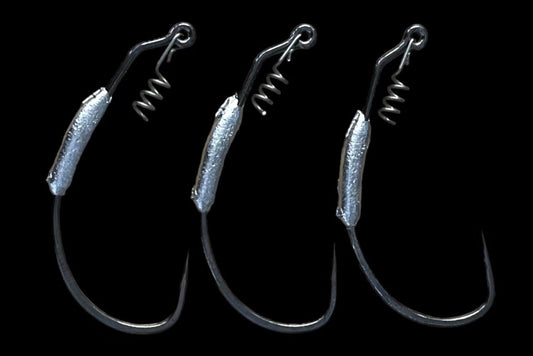 High Octane Weedless Weighted Hooks (3 Pack)