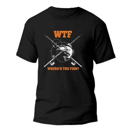 Outdoorzees WTF Where's The Fish Man T-Shirt