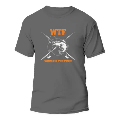 Outdoorzees WTF Where's The Fish Man T-Shirt