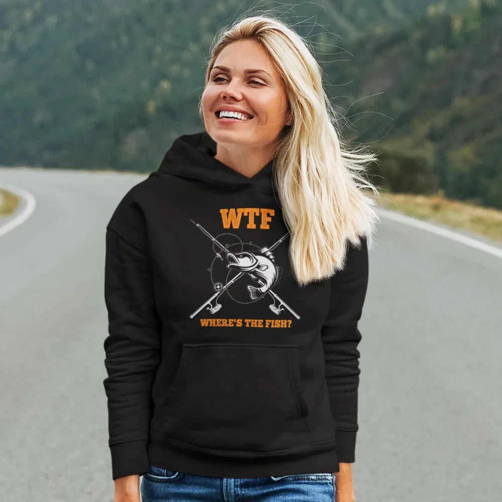 Outdoorzees WTF Where's The Fish Unisex Hoodie