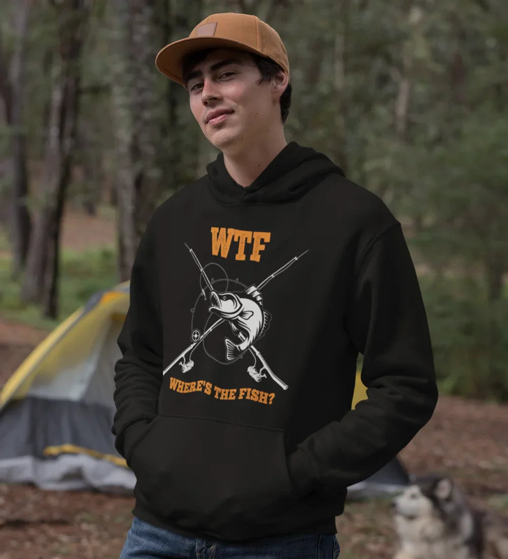 Outdoorzees WTF Where's The Fish Unisex Hoodie