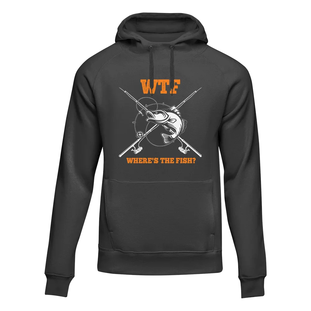 Outdoorzees WTF Where's The Fish Unisex Hoodie