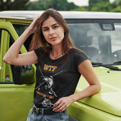 Outdoorzees WTF Where's The Fish T-Shirt for Women