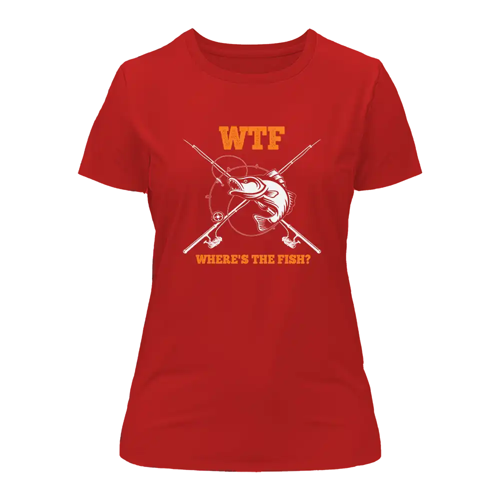 Outdoorzees WTF Where's The Fish T-Shirt for Women