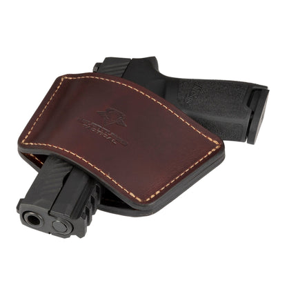Relentless Tactical Dual Threat IWB / OWB Universal Belt Slide Holster | Made in USA | Ambidextrous Leather Holster