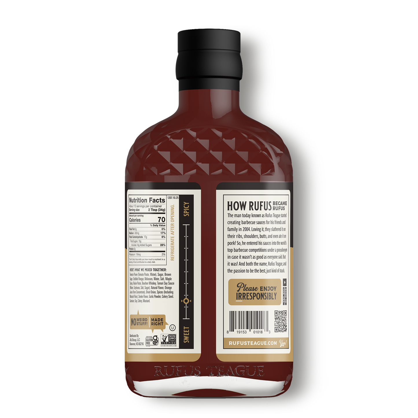 Rufus Teague WHISKEY MAPLE BBQ SAUCE